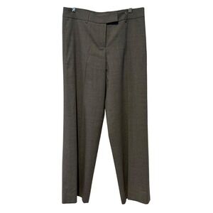 BOSS Hugo Boss Women's Gray Wool Blend Dress Pants Size 8 Career Work Office